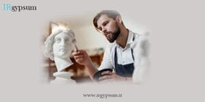 جسمه سازی و ساخت قالب مجسمه‌ها و اشیاء تزئینی با گچ آلفا سمنان